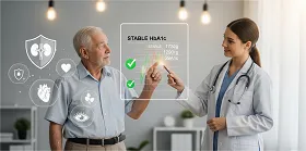 HbA1C levels in CKD