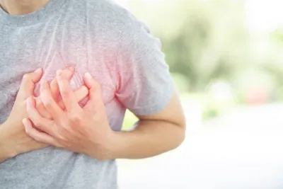 A Man is having Chest Pain 