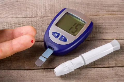 Blood glucose test