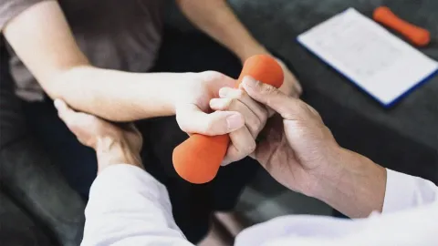 Checking of Muscle strength 