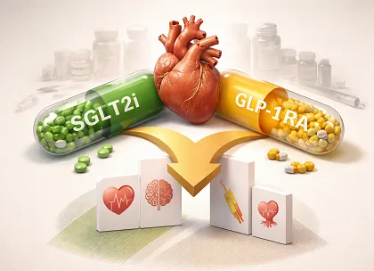 SGLT2 and GLP1RA combination