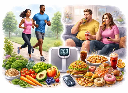 Unhealthy Food and Diabetes